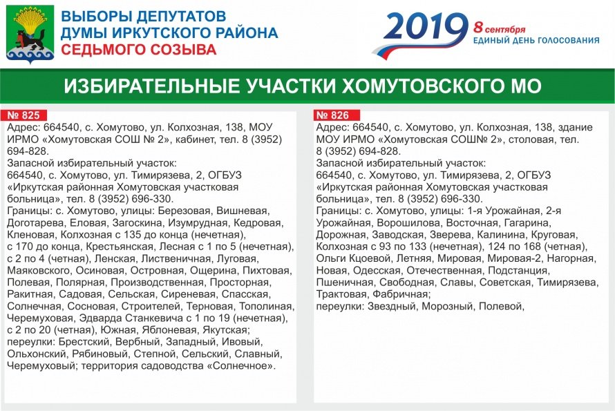 Выборы депутатов думы Иркутского района седьмого созыва
