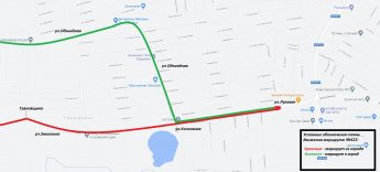 СХЕМА МАРШРУТА ДВИЖЕНИЯ АВТОБУСОВ №422 И №434