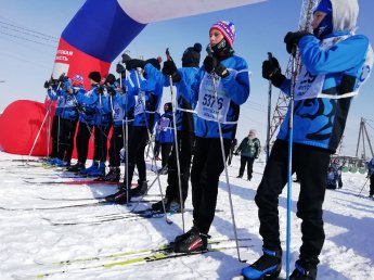 Лыжня России в Хомутово