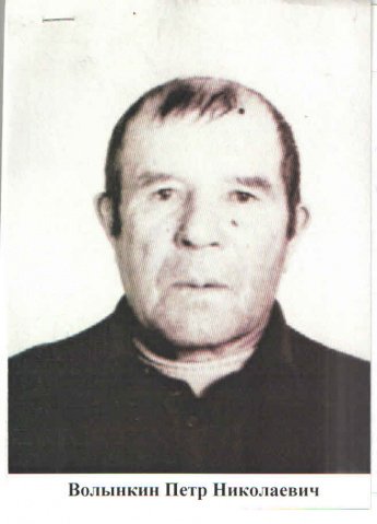 ВОЛЫНКИН  ПЕТР НИКОЛАЕВИЧ 
